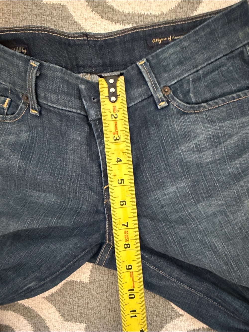 Citizens of Humanity Faye #003 low waist full leg stretch flare denim 31” inseam - Picture 5 of 12